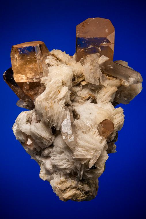 TOPAZ with ALBITE var. Cleavelandite